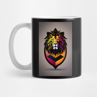 An abstract lion artwork Mug